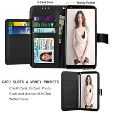 Load image into Gallery viewer, For LG Stylo 6/Stylo 5/4/5v/5x/5+ Leather Wallet Case Card Holder Stand Cover
