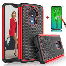 Load image into Gallery viewer, For Moto T-Mobile Revvlry / Revvlry+ Plus Case Cover with Glass Screen Protector
