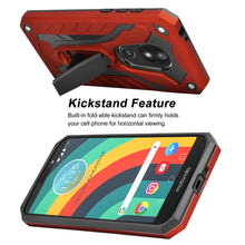 Load image into Gallery viewer, For Motorola Moto E5 Play/GO/Cruise Armor Impact Hard Case Cover with Kickstand
