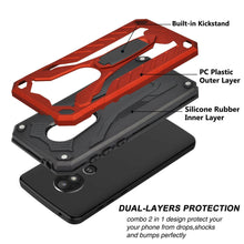 Load image into Gallery viewer, For Motorola Moto E5 Play/GO/Cruise Armor Impact Hard Case Cover with Kickstand
