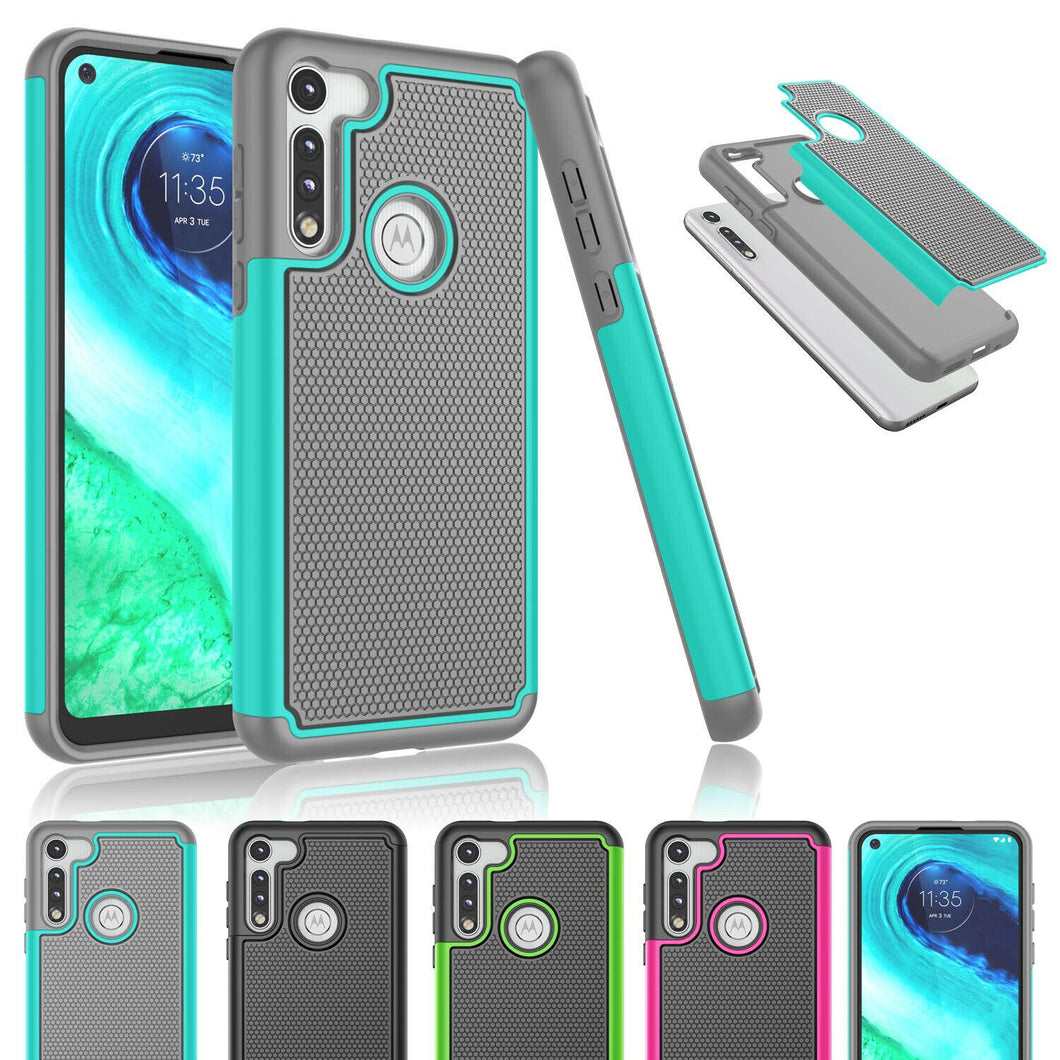 For Motorola Moto G Fast Case Hybrid Shockproof Silicone Armor Hard Phone Cover