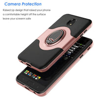 Load image into Gallery viewer, For Samsung Galaxy J7 V 2018/Crown/Refine/Star Ring Stand Case Cover +Car Holder
