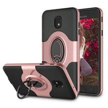Load image into Gallery viewer, For Samsung Galaxy J7 V 2018/Crown/Refine/Star Ring Stand Case Cover +Car Holder

