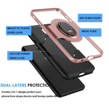 Load image into Gallery viewer, For Samsung Galaxy J7 V 2018/Crown/Refine/Star Ring Stand Case Cover +Car Holder
