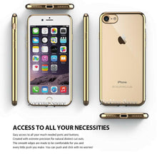 Load image into Gallery viewer, For iPhone 8 Plus Clear Case For Girls Hybrid Shockproof Soft TPU Bumper Cover
