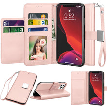 Load image into Gallery viewer, For iphone 11,11 Pro Max Flip Leather Wallet Case Card Holder Kickstand Cover
