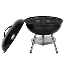 Load image into Gallery viewer, Iron Kettle BBQ Grill Portable Outdoor Camping Charcoal Stove with Vent
