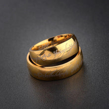 Load image into Gallery viewer, Lord of the Rings The One Ring Lotr Stainless Steel Fashion Men&#39;s Ring Size 6-13

