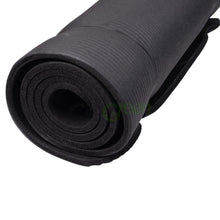 Load image into Gallery viewer, New 10mm Thick Non-Slip Yoga Mat Pad Exercise Fitness Light Weight 72 x24  Black
