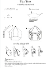 Load image into Gallery viewer, Princess Castle Play House Large Indoor/Outdoor Kids Play Tent for Girls Pink
