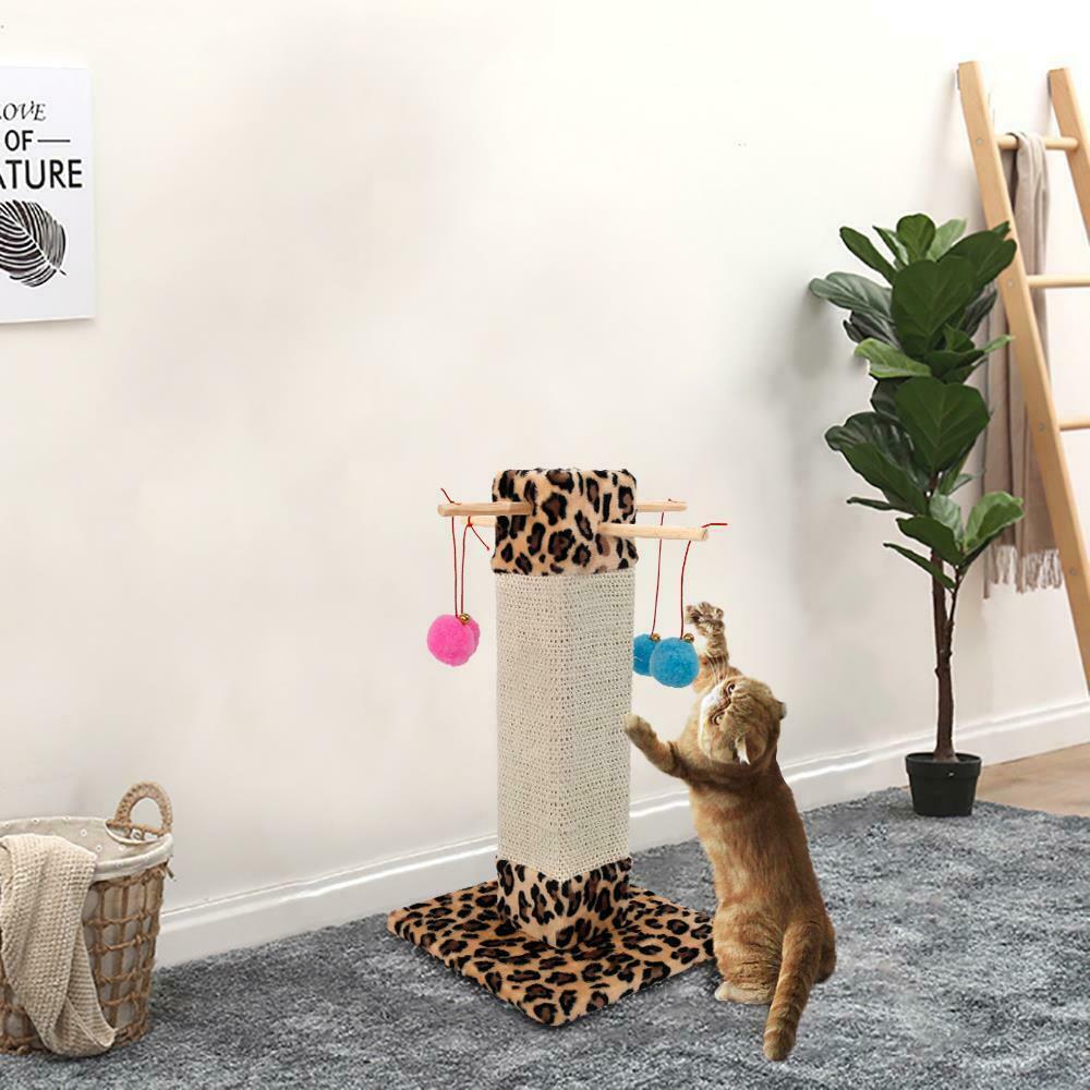Scratching Post Sisal Play Kitty Cat Tree Tower House Climbing Furniture Play