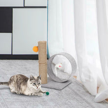 Load image into Gallery viewer, Small Cat Tree Cat Tower for Kitty w/ Toys Condos and Sisal Post
