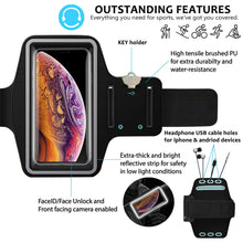 Load image into Gallery viewer, Sports Running Arm Band Cell Phone Case Holster for iPhone XS Max X XR 7 8 Plus
