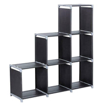 Load image into Gallery viewer, Storage Organizer Closet 6/9 Multi Black Closet Stacker Clothes Modular Cubes
