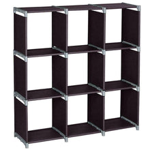 Load image into Gallery viewer, Storage Organizer Closet 6/9 Multi Black Closet Stacker Clothes Modular Cubes
