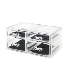 Load image into Gallery viewer, Thick Acrylic Makeup Cosmetic Case Organizer Drawer Divider Jewelry Display Box
