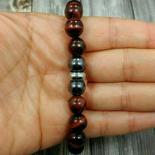 Load image into Gallery viewer, Triple Protection Luck Hematite Beads Black Obsidian Tiger&#39;s Eye Stone Bracelets
