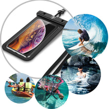 Load image into Gallery viewer, Universal Waterproof Floating Swim Cell Phone Pouch Dry Bag Case Cover iphone
