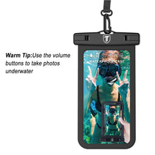 Load image into Gallery viewer, Universal Waterproof Floating Swim Cell Phone Pouch Dry Bag Case Cover iphone
