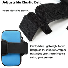 Load image into Gallery viewer, Waterproof Sport Arm Band Cell Phone Holder Running Jogging Gym Armband Bag Case

